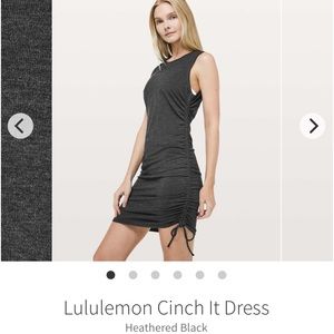 Lululemon side cinch dress sz 4
